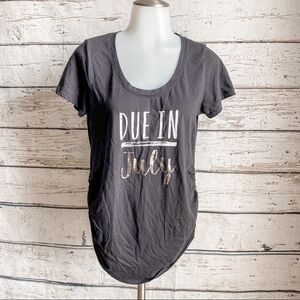Due in JULY maternity shirt